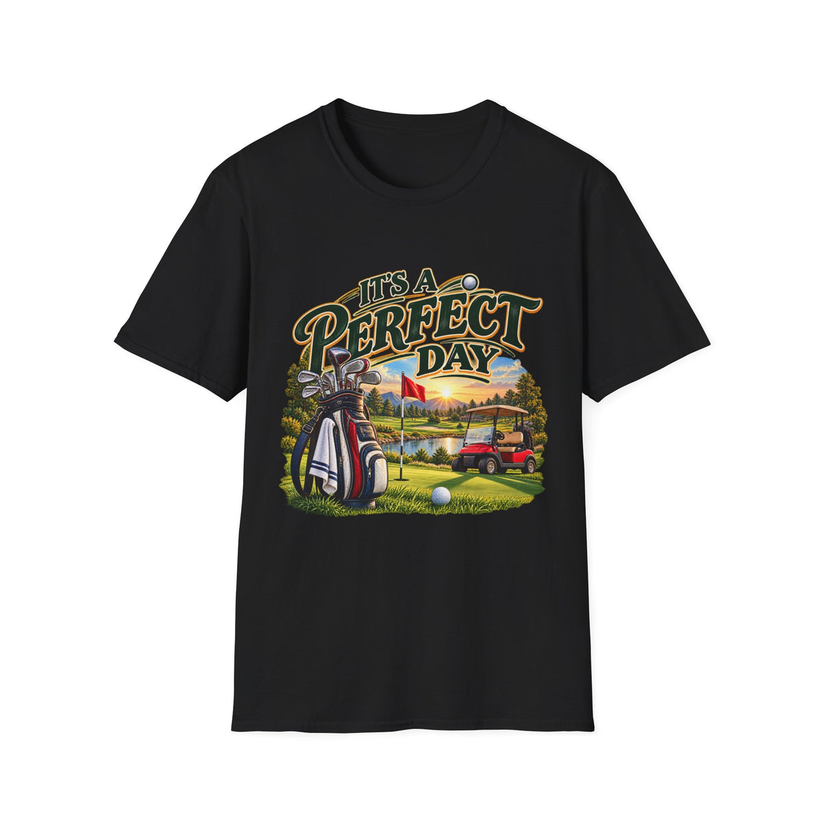 T-Shirt de golf C'est une journée parfaite pour le golf