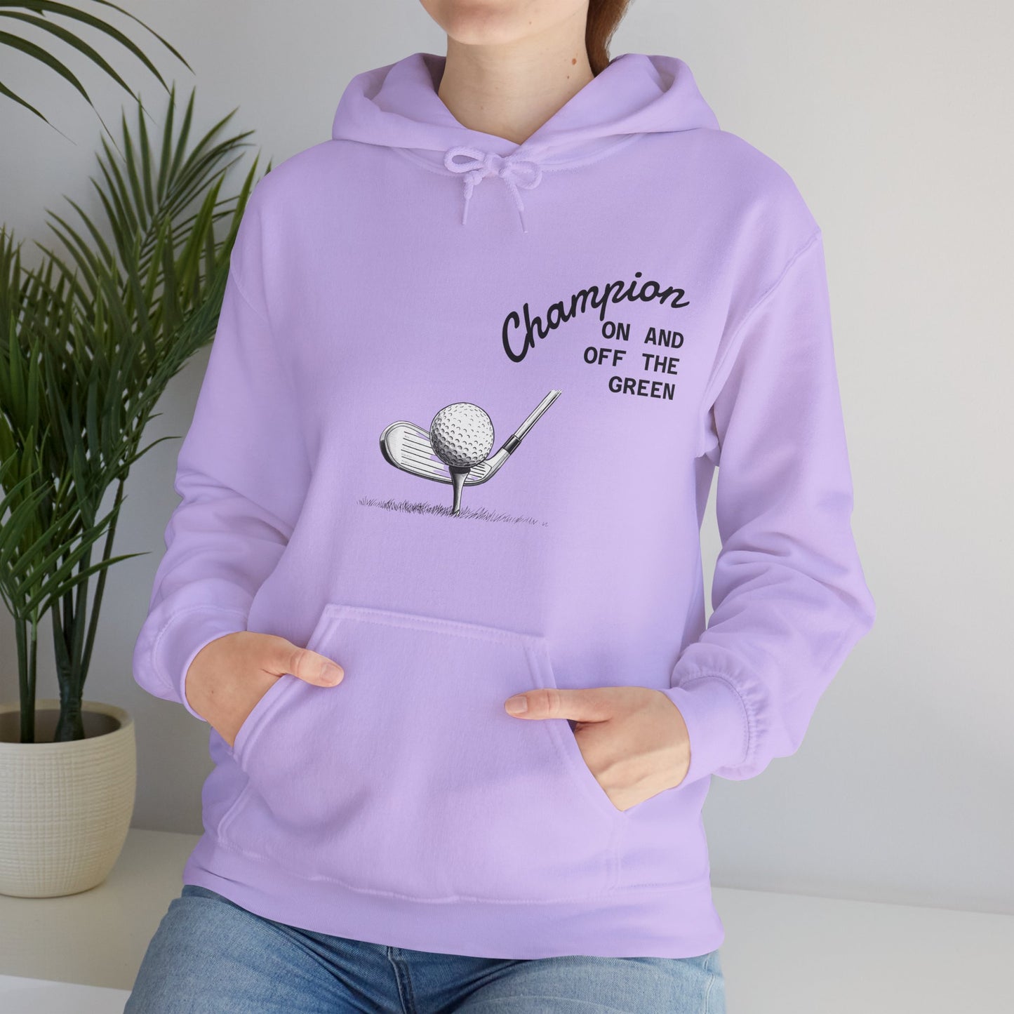Golf Champion Hoodie, Unisex Golf Sweatshirt, Sports Gift for Him/Her, Casual Golf Apparel, Golf Lover Outfit