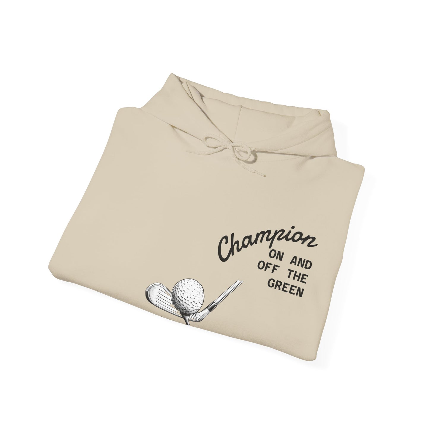 Golf Champion Hoodie, Unisex Golf Sweatshirt, Sports Gift for Him/Her, Casual Golf Apparel, Golf Lover Outfit