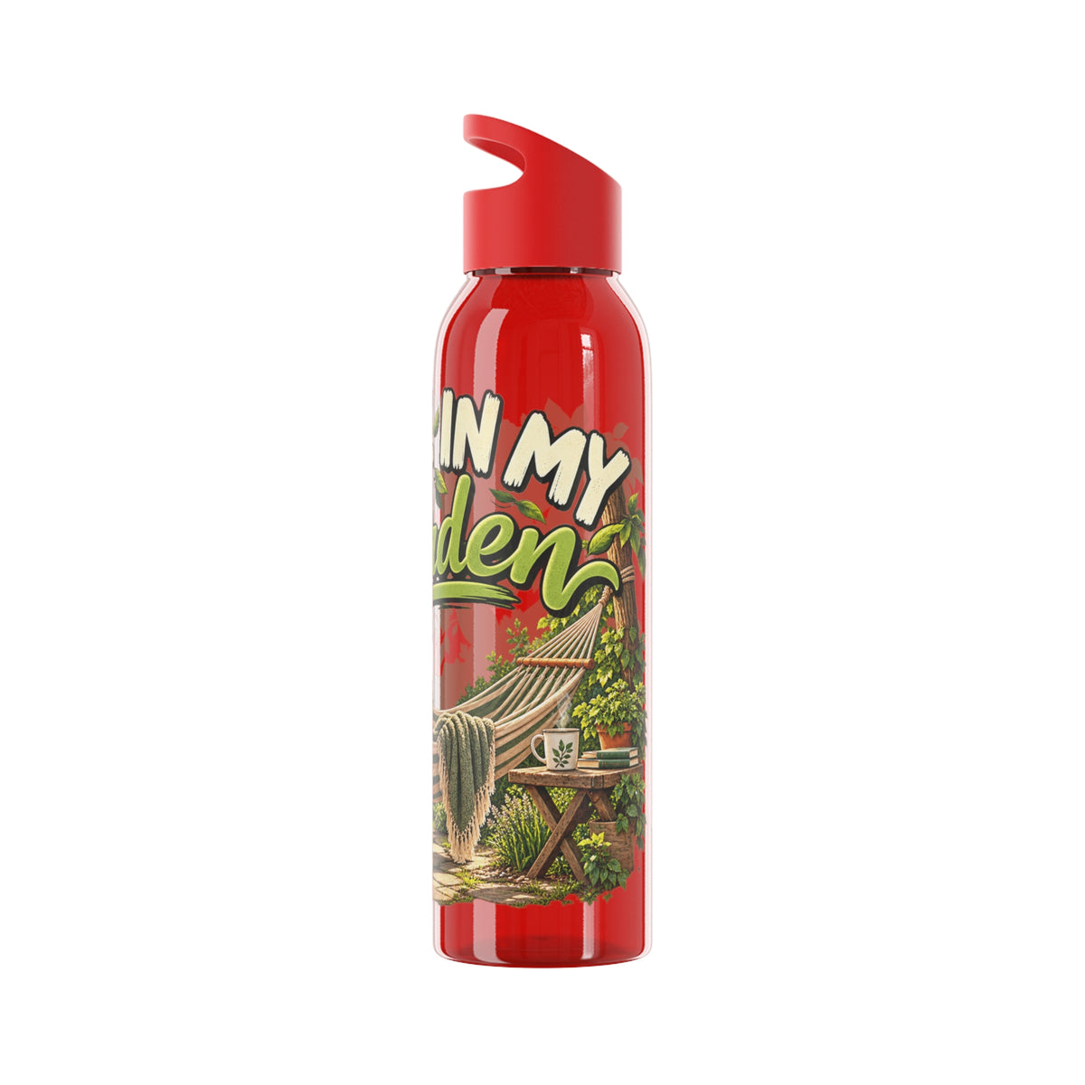 I'll Be In My Garden – Slimline Water Bottle