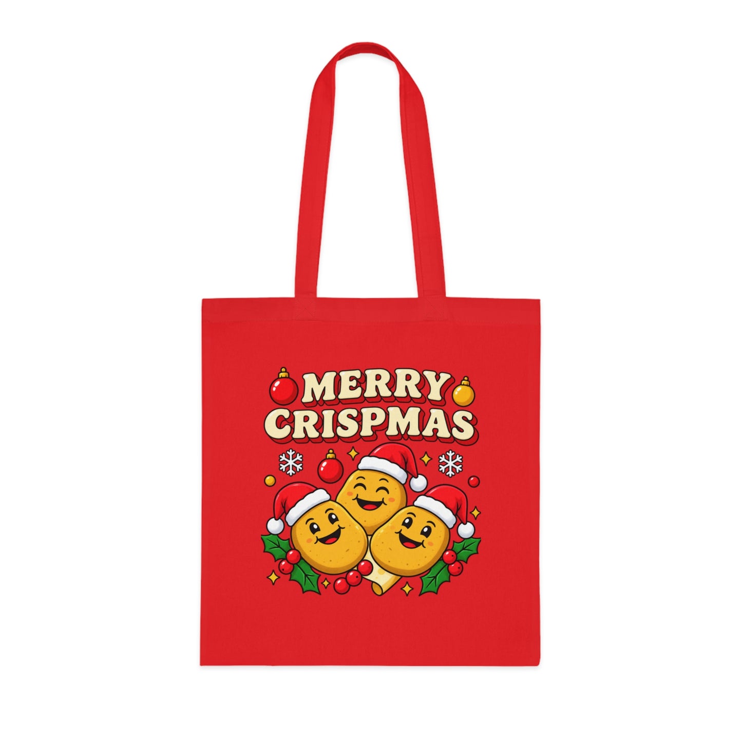 Merry Crispmas Christmas Tote Bag – Funny Festive Shopper