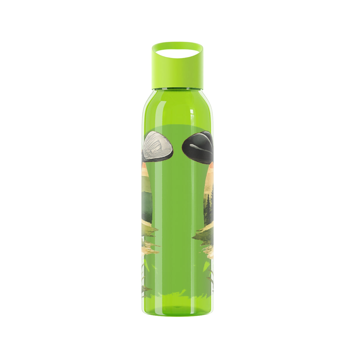 Gourde Golf Pro — Design rétro « Sunset » avec balle et tee de golf