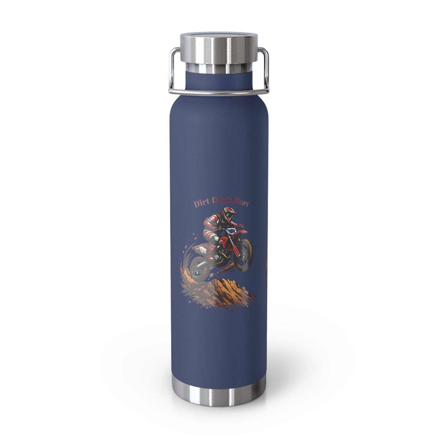 Dirt Don’t Hurt Moto Water Bottle — 22oz Insulated Stainless Steel