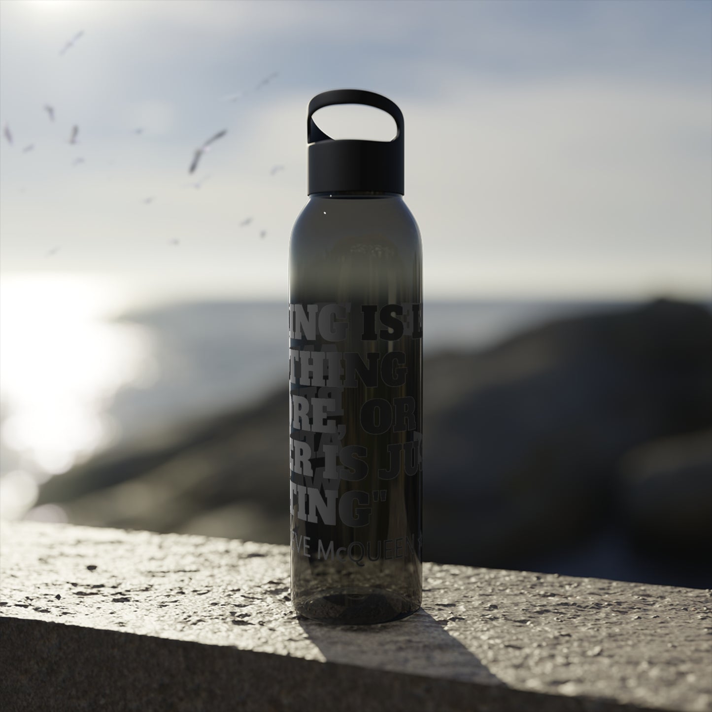 Mojo Moto MX Legends Steve McQueen Quote Water Bottle