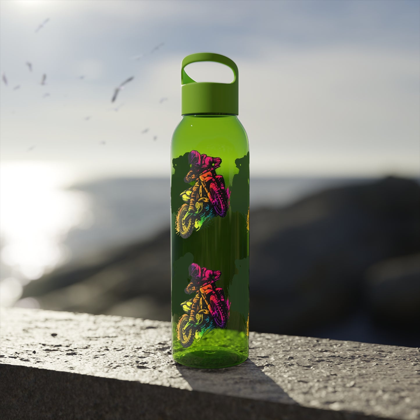 Moto Dirt Bike Water Bottle