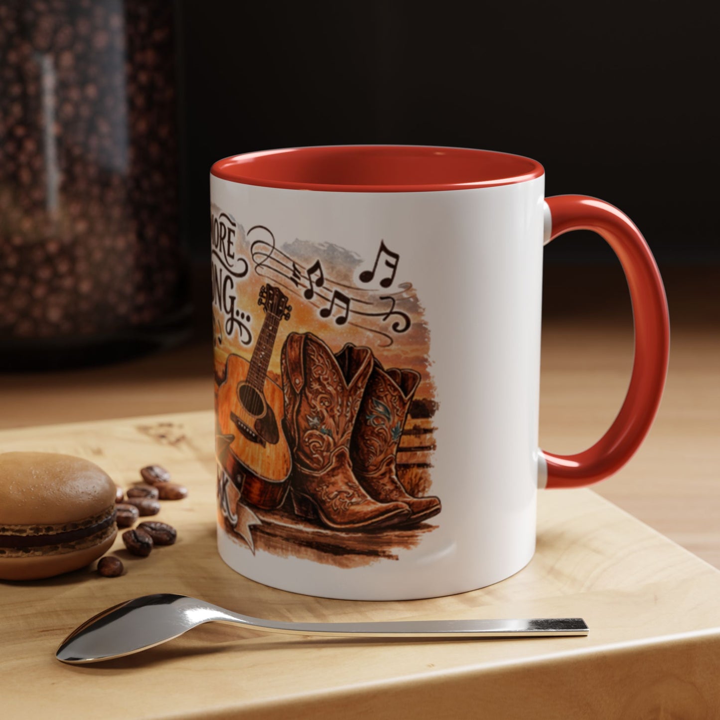Mug à café country - Mug accent "Juste une autre chanson country" (325 ml)