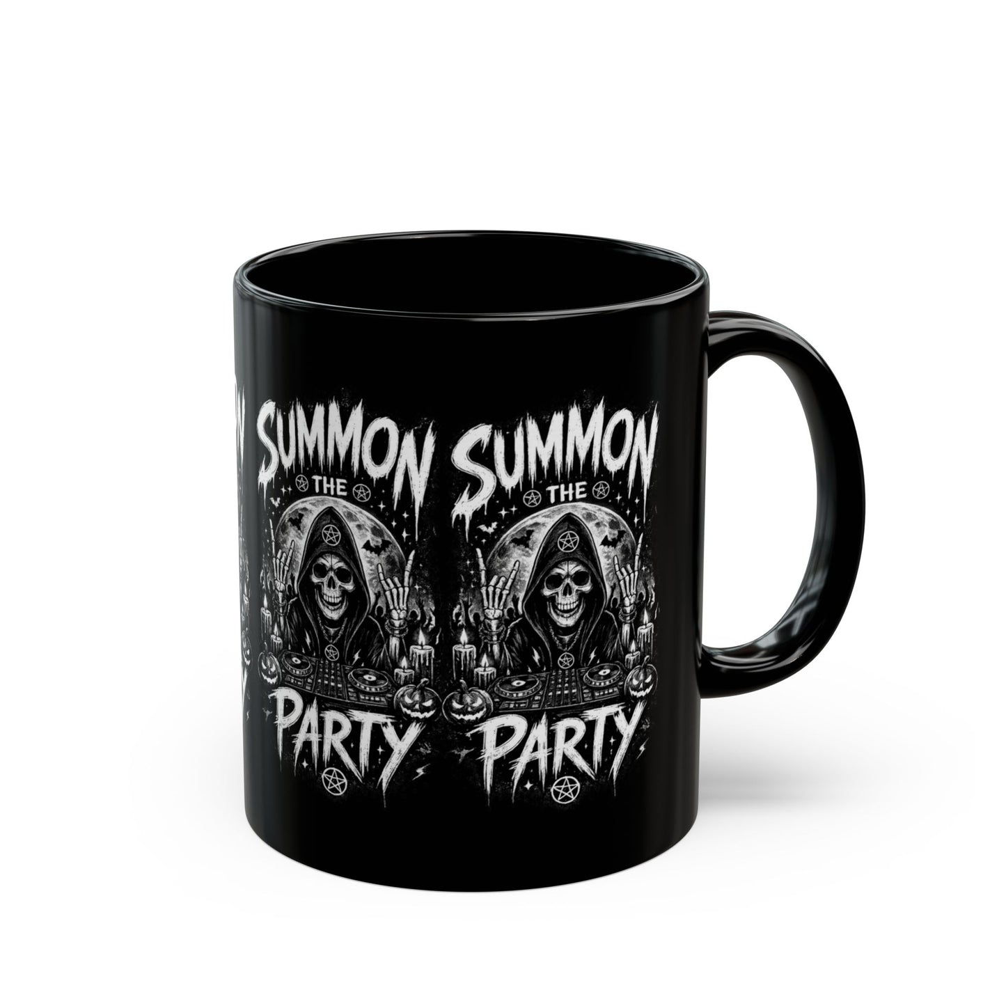 Summon the Party Black Mug
