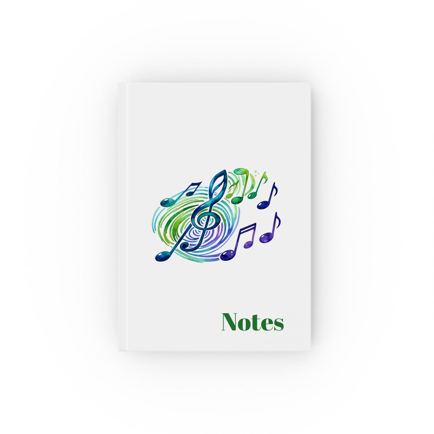 Musical Notes Hardback Journal | Hardcover Notebook | Music Lover Journal | Gift for Singers, Musicians & Music Fans