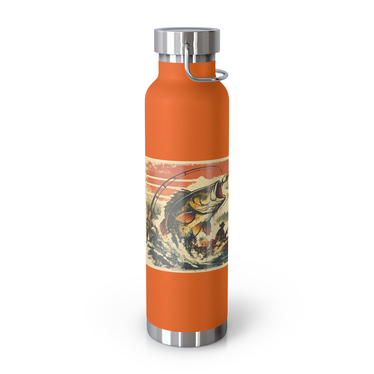 Hooked on Action Insulated Flask – Retro Fishing Flask