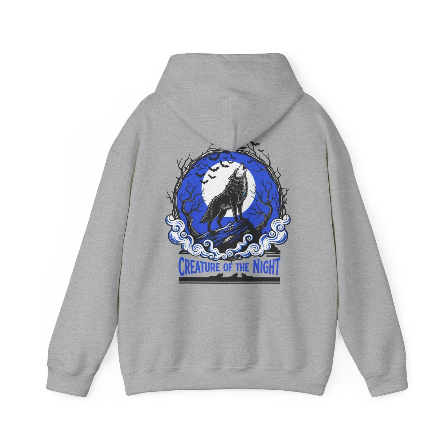Creature of the Night Werewolf Hoodie – Halloween Back Print Hoodie