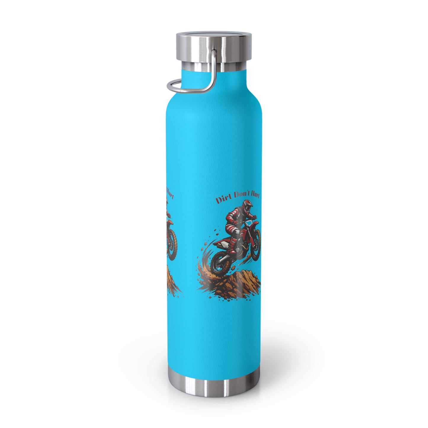 Dirt Don’t Hurt Moto Water Bottle — 22oz Insulated Stainless Steel