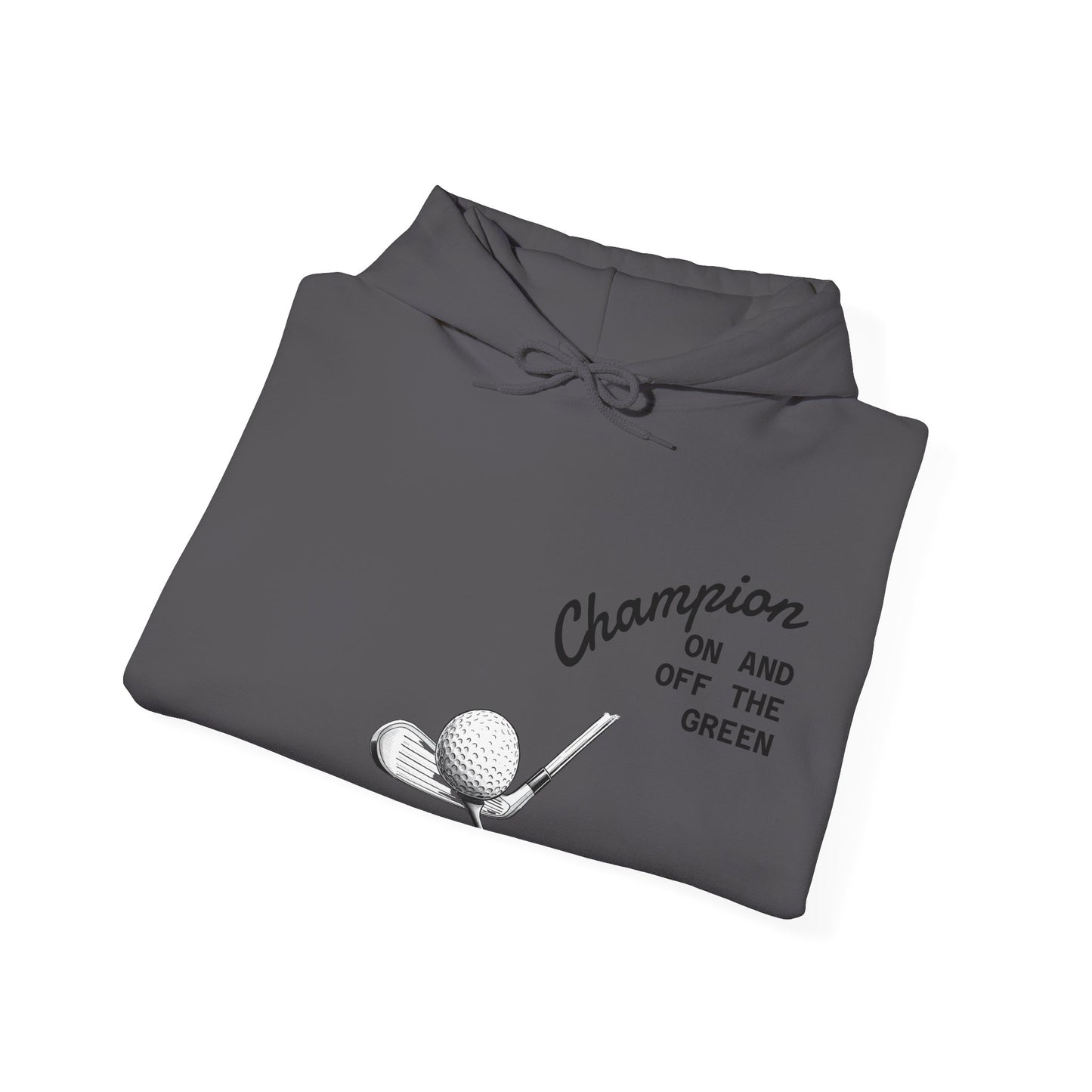 Golf Champion Hoodie, Unisex Golf Sweatshirt, Sports Gift for Him/Her, Casual Golf Apparel, Golf Lover Outfit