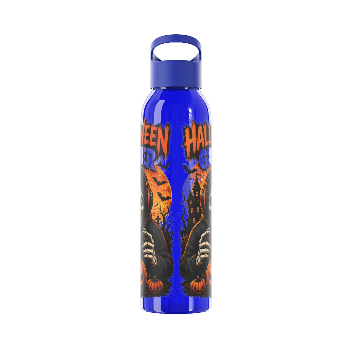 Halloween Gamer Water Bottle – Skull Gaming Bottle