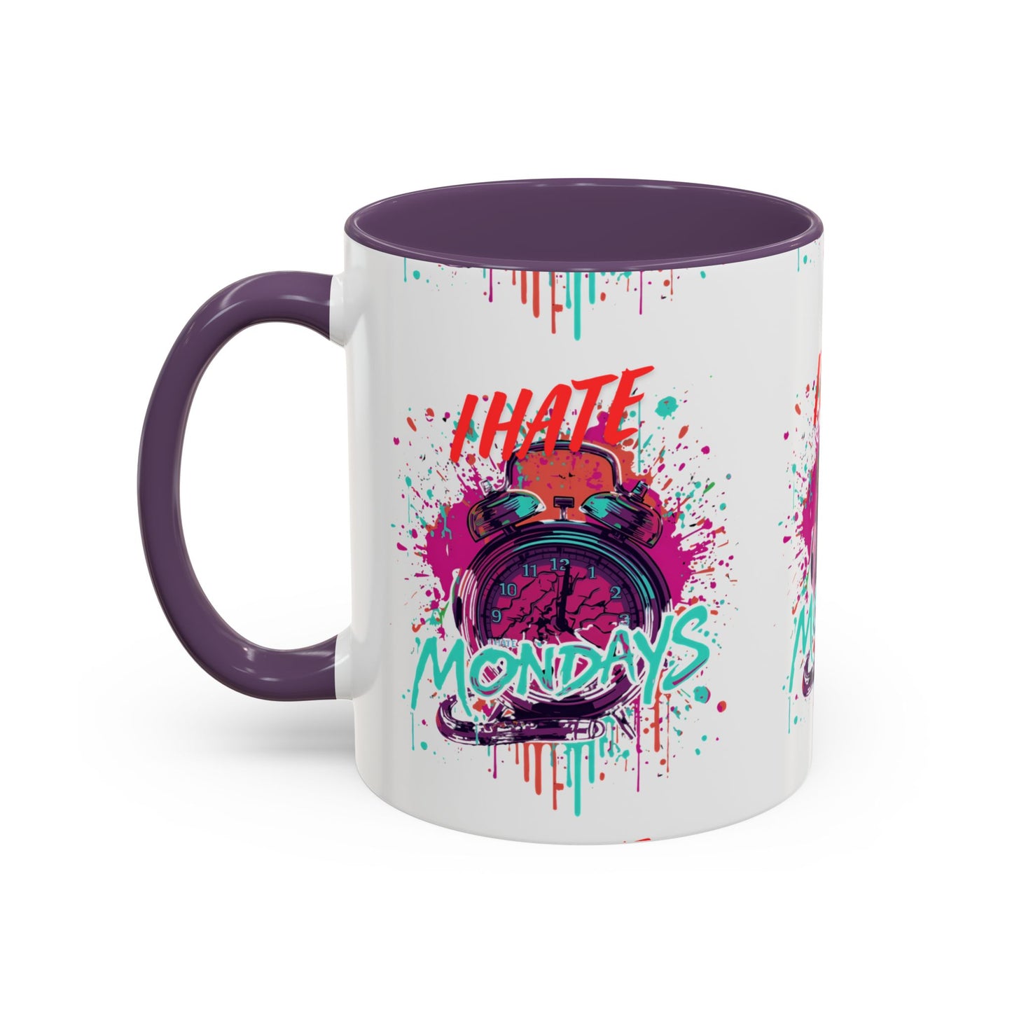 I Hate Mondays Accent Mug