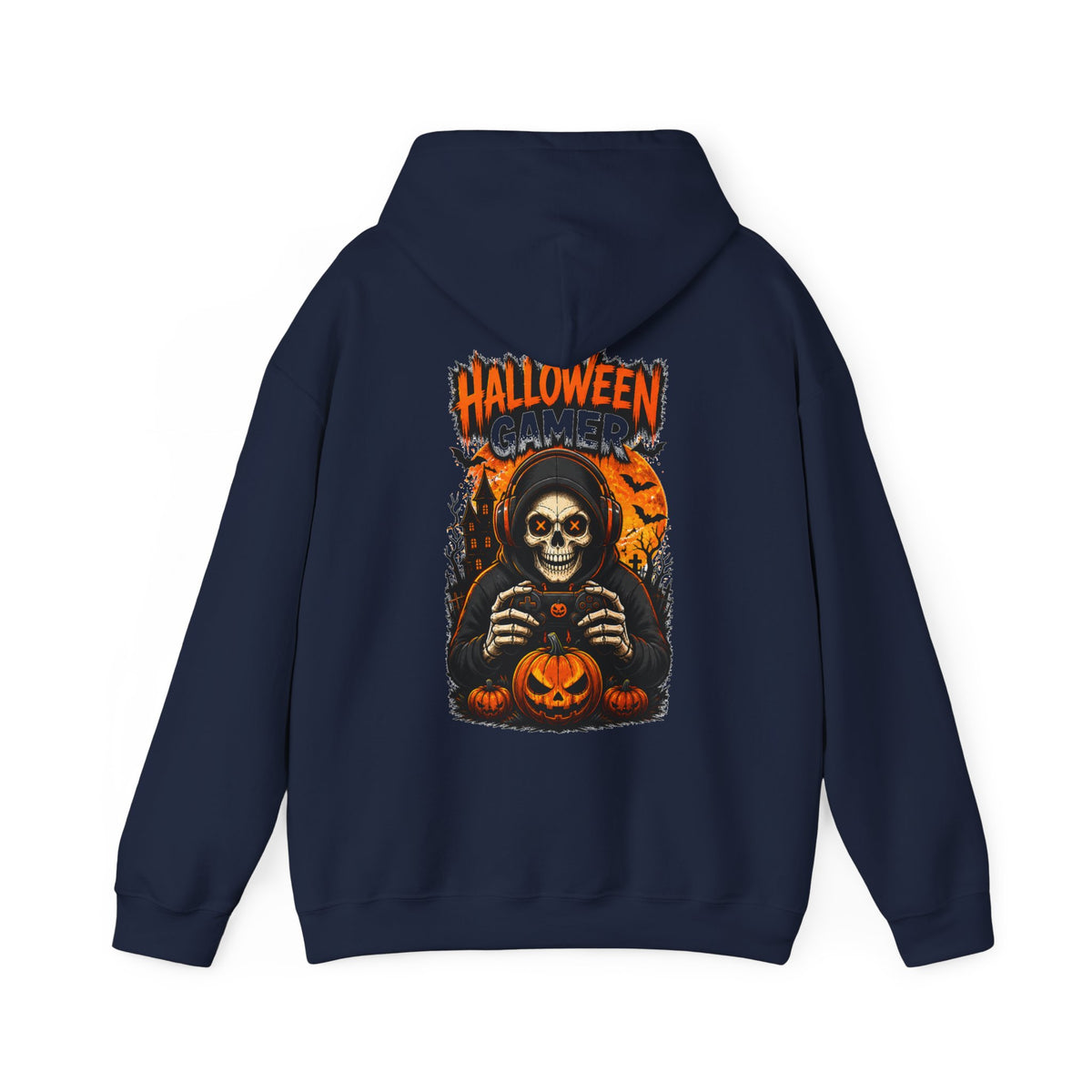 Halloween Gamer Hoodie – Skull Gaming Halloween Hoodie