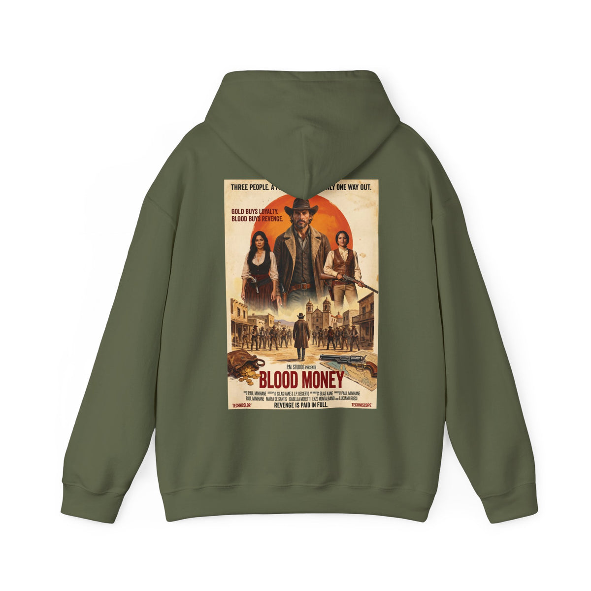PM Pictures Blood Money Hoodie – English Edition