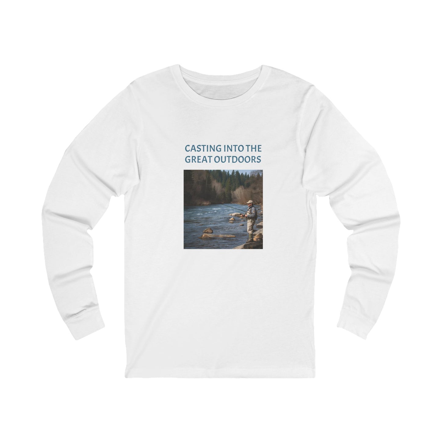 Casting Off, t-shirt manches longues, décontracté, cadeau de pêche