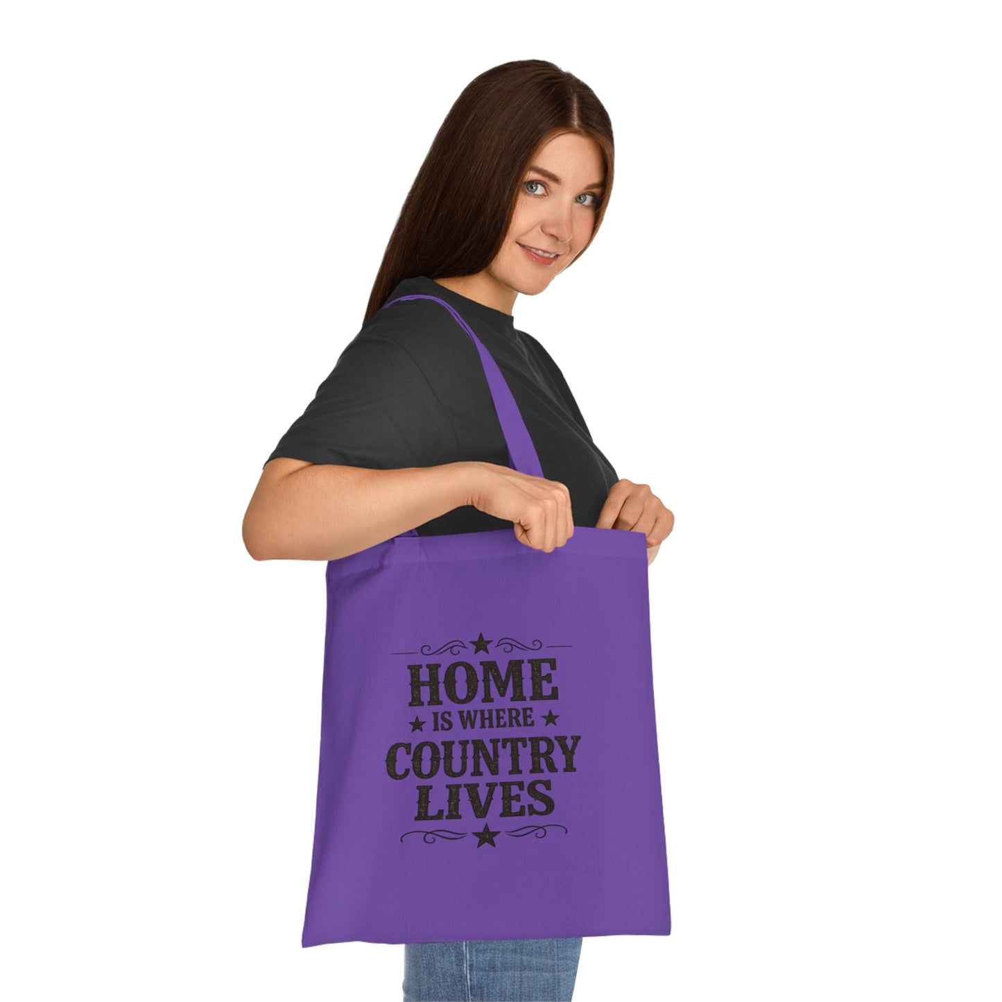 Home Is Where Country Lives Tote Bag – Country Shopper Bag