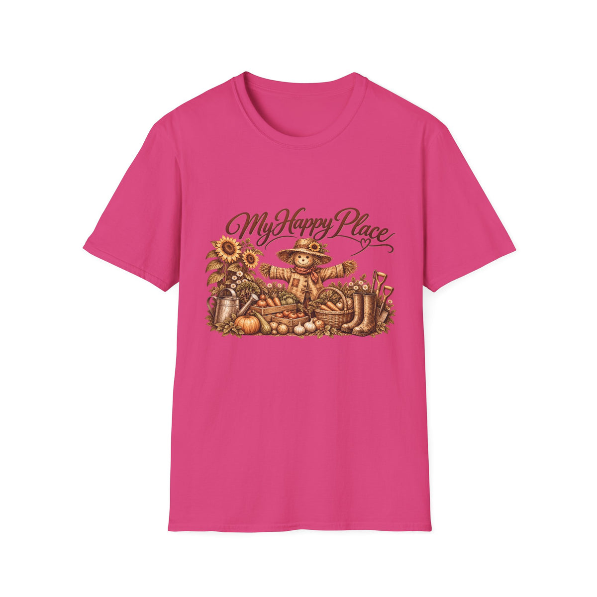 T-Shirt "Happy Place Gardening"