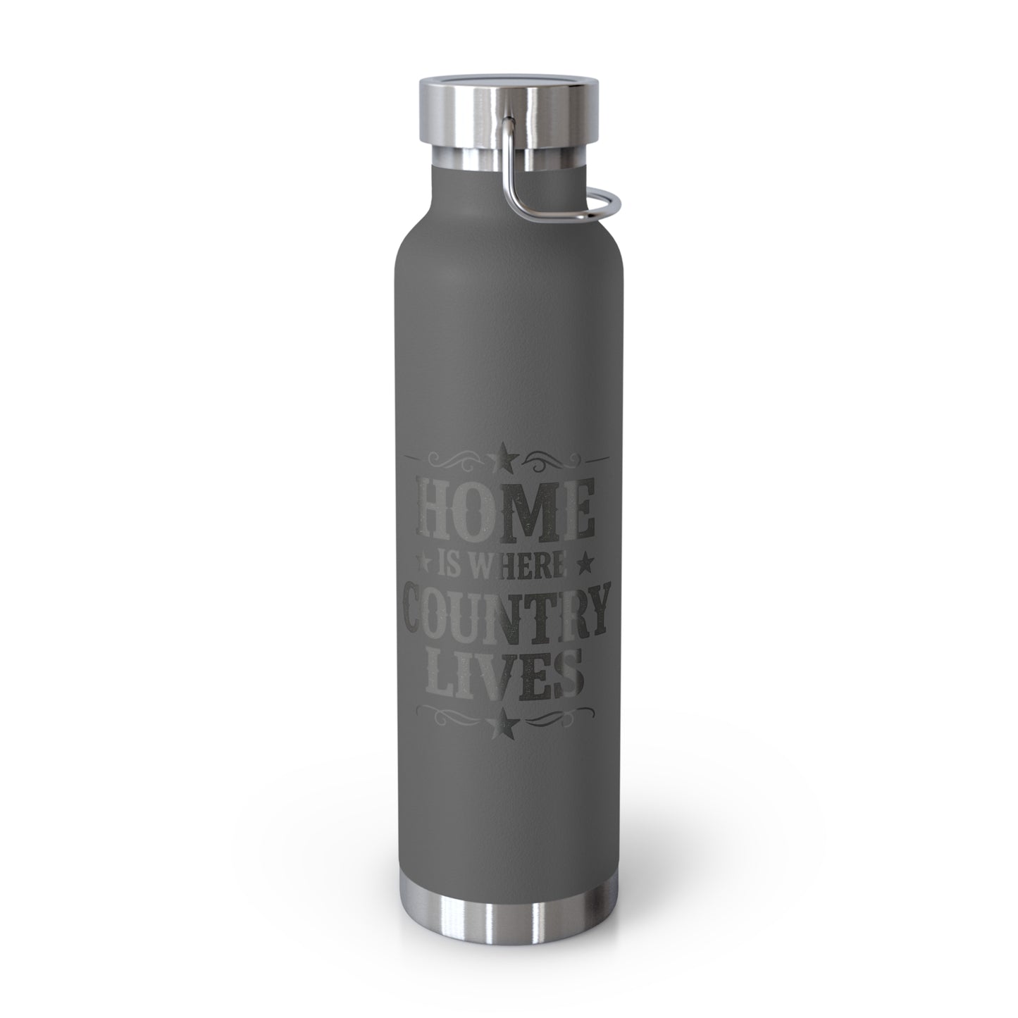 Home Is Where Country Lives Insulated Flask – 22oz Country Water Bottle