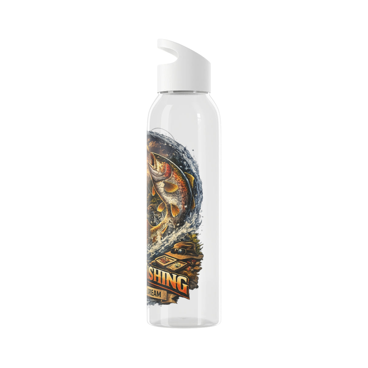 Gourde River Fishing Living the Dream – Bouteille de pêche pour pêcheur