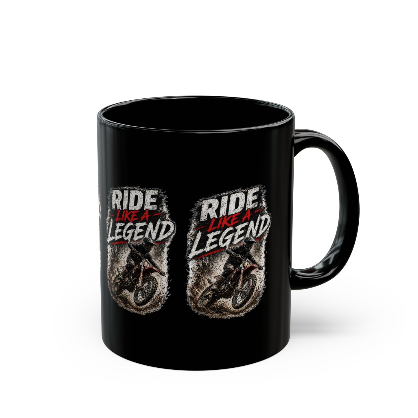 Ride Like a Legend Mug    Dirt Bike Coffee Cup