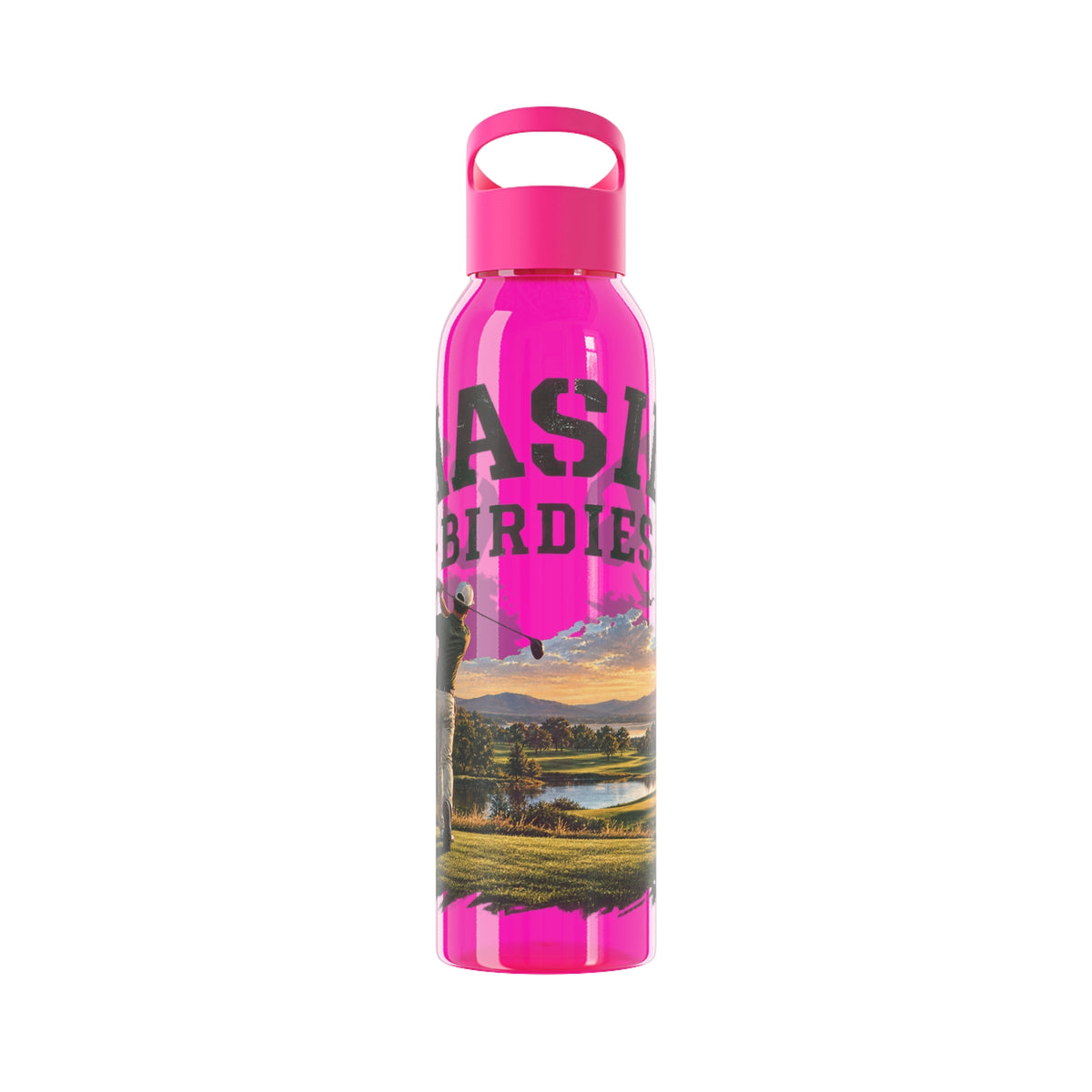 Chasing Birdies Golf Water Bottle – Full Wrap Golfer Design