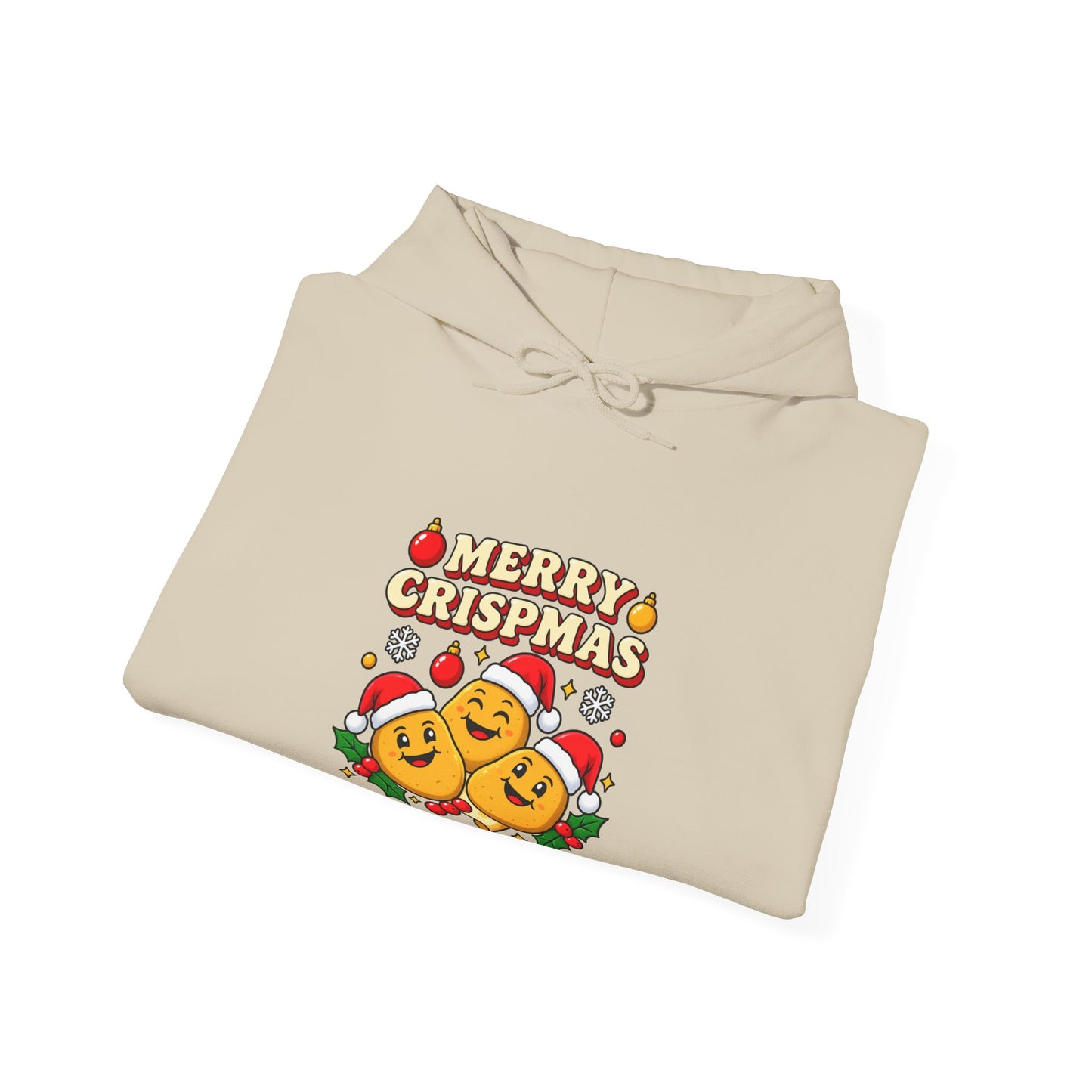 Merry Crispmas Christmas Hoodie – Cosy Unisex Festive Hoodie