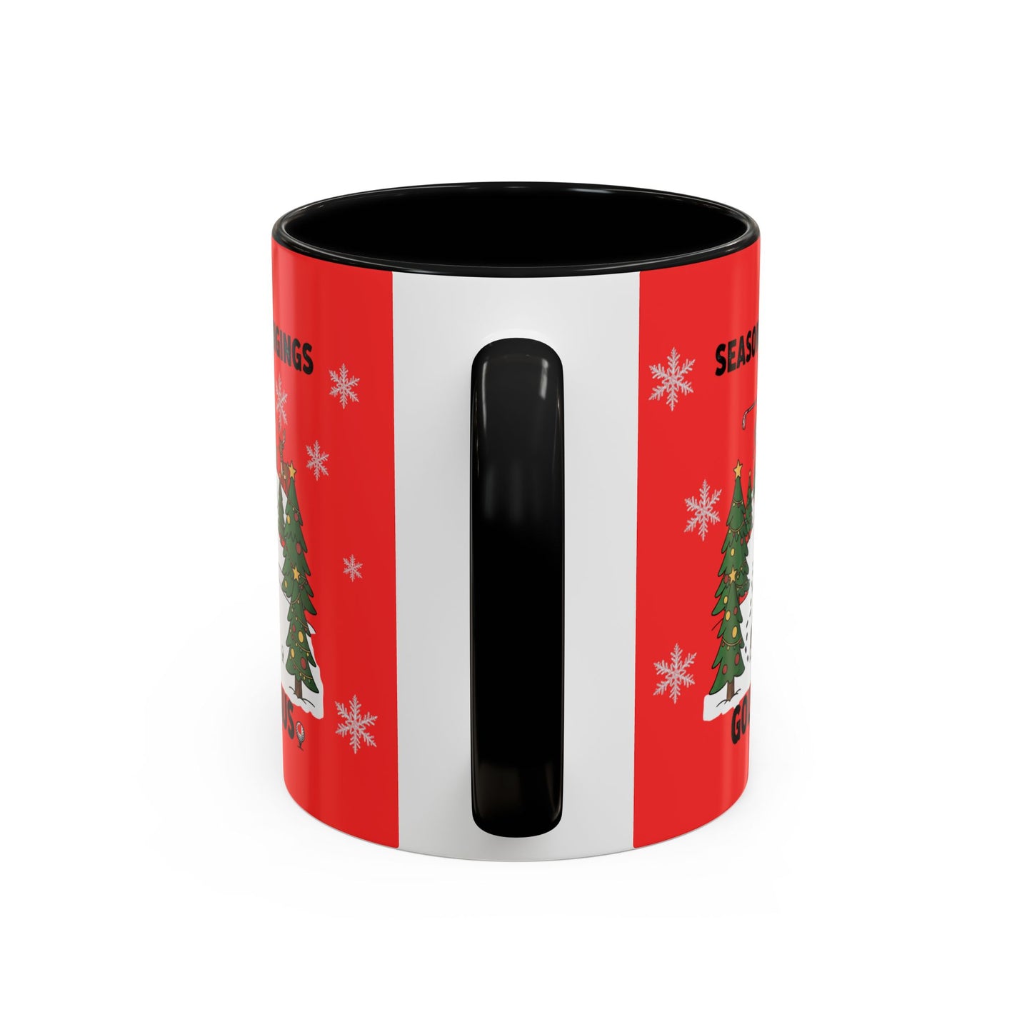 Golf Claus Christmas Accent Mug – Season’s Swingings Golf Mug