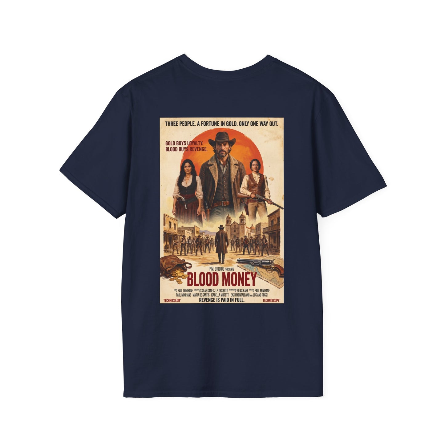 PM Pictures Blood Money T-Shirt – English Edition