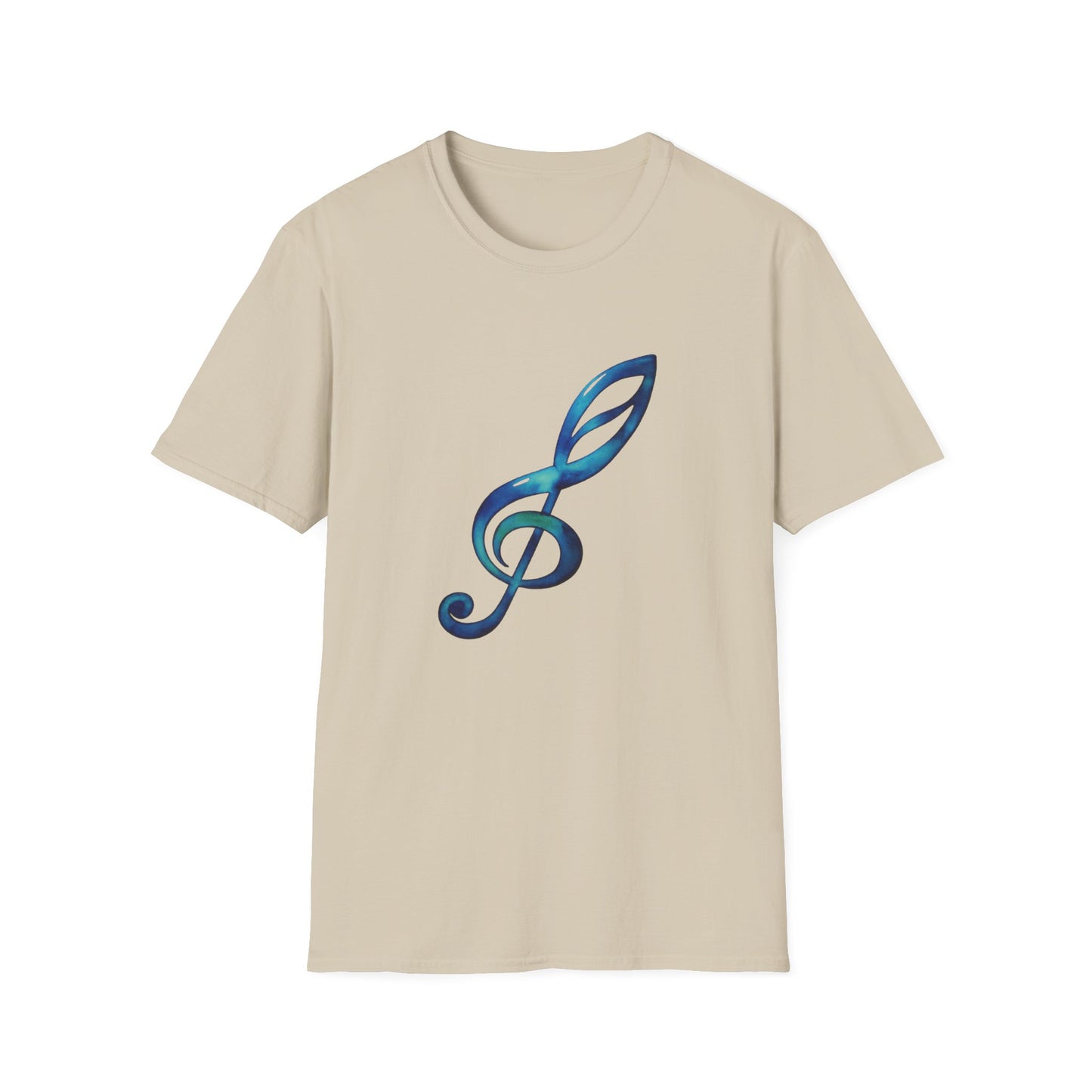 T-shirt Amoureux de la musique Clé de sol