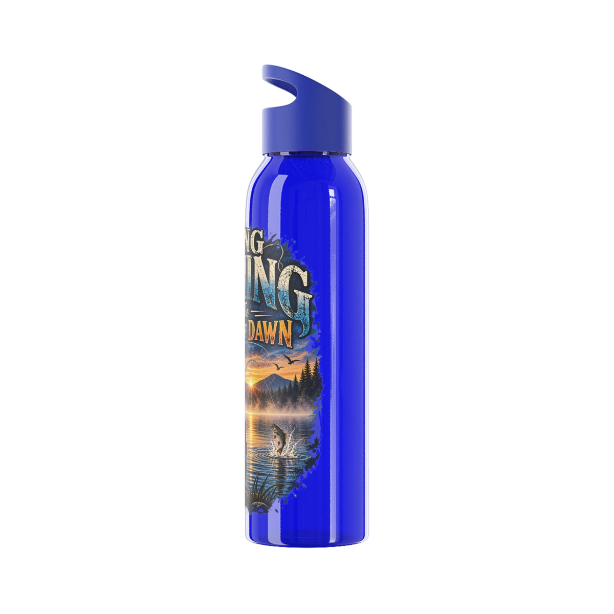 Going Fishing 'Til the Break of Dawn Water Bottle — Fishing Sunrise Stainless Bottle