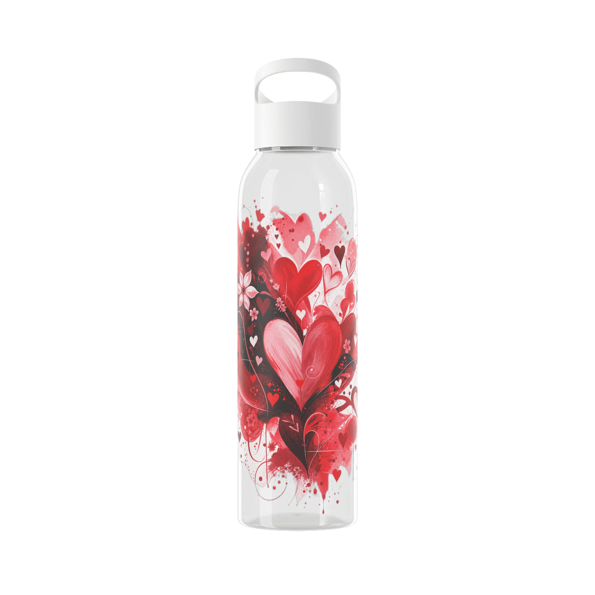 Floral Hearts Water Bottle | 21.9oz Reusable Bottle