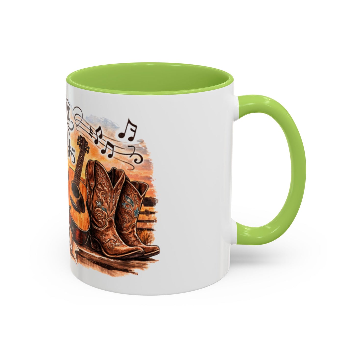 Mug à café country - Mug accent "Juste une autre chanson country" (325 ml)