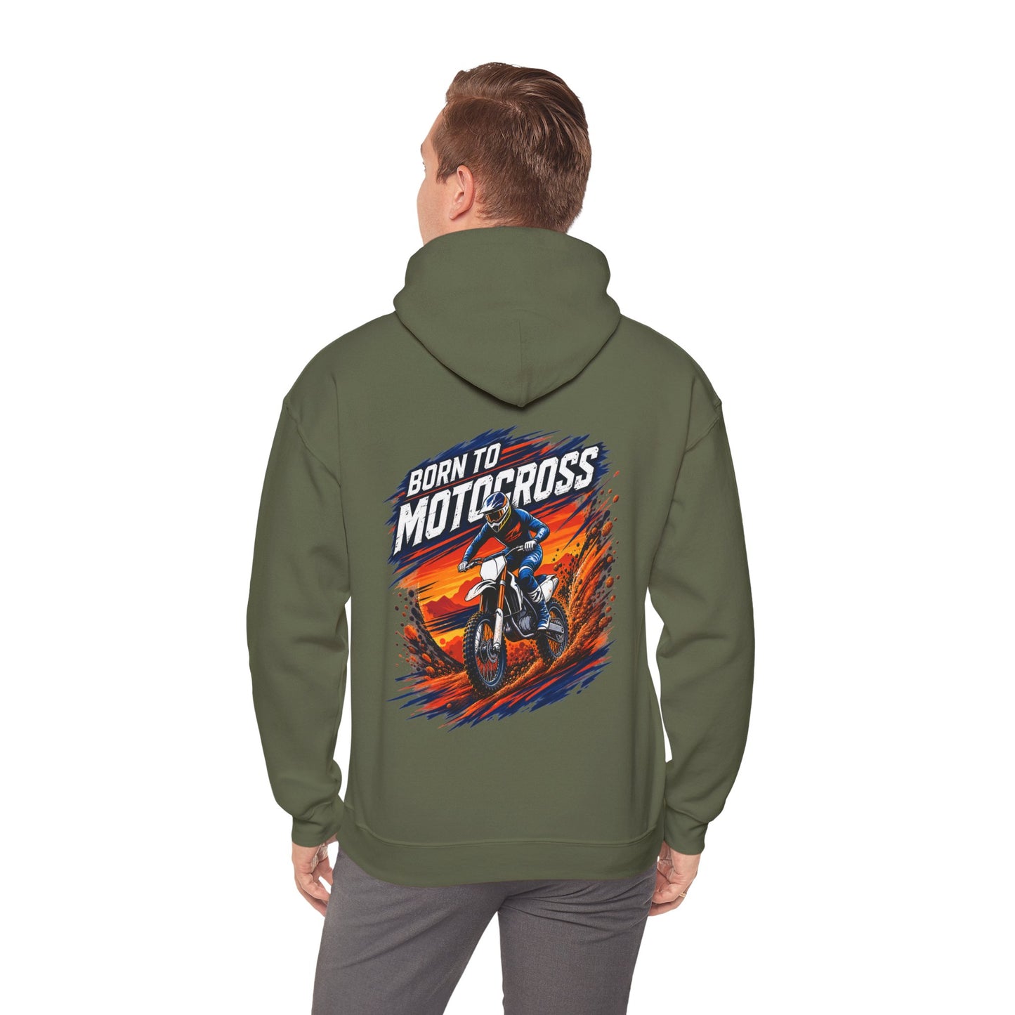 Sweat à capuche de motocross, sweat-shirt unisexe Heavy Blend
