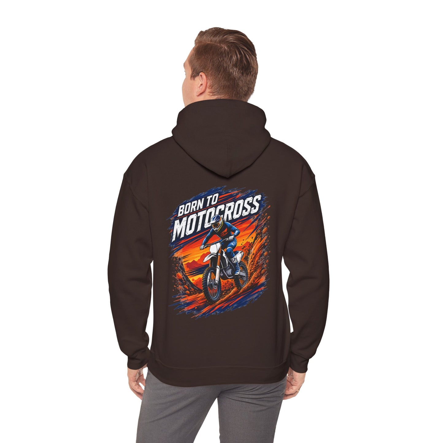Sweat à capuche de motocross, sweat-shirt unisexe Heavy Blend