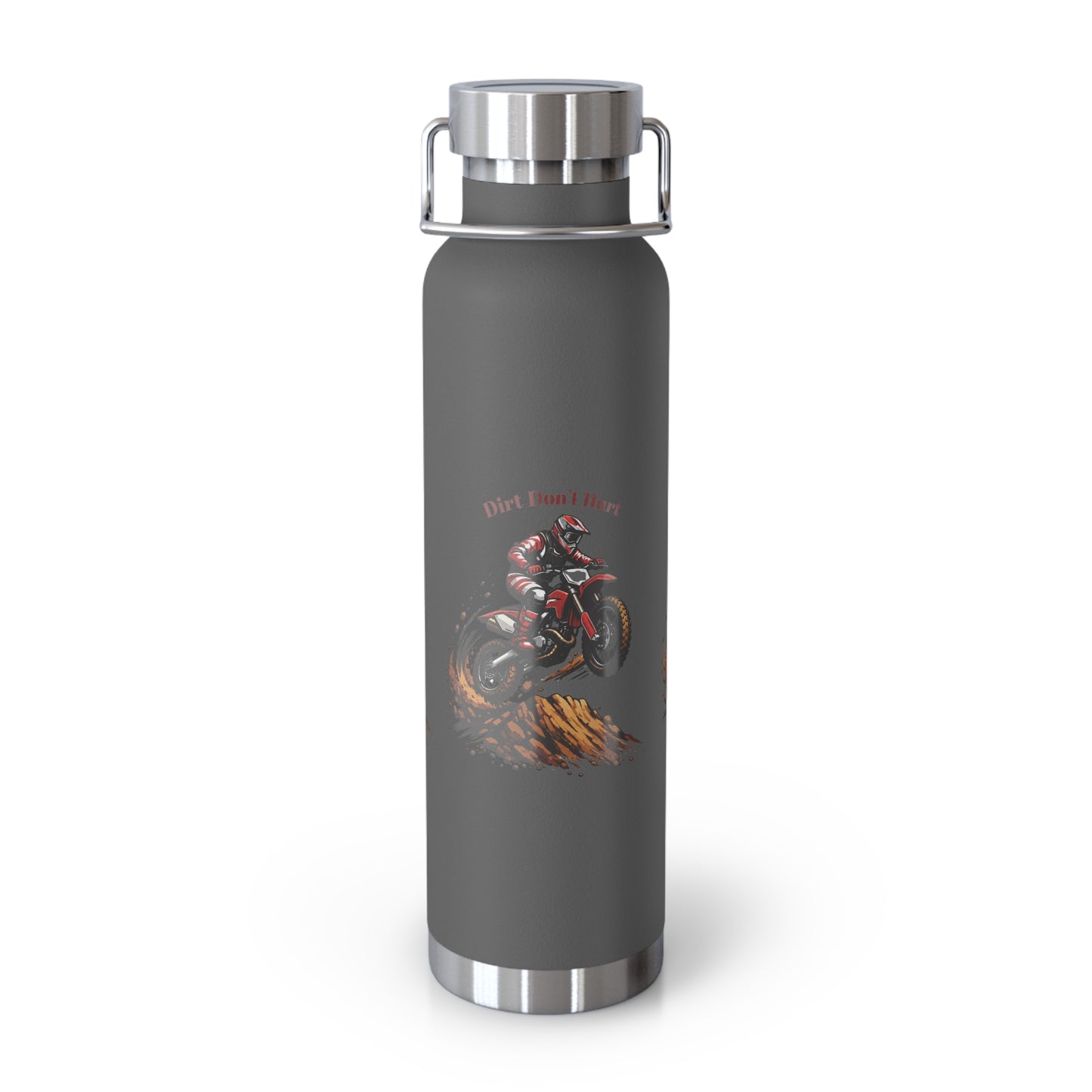 Dirt Don’t Hurt Moto Water Bottle — 22oz Insulated Stainless Steel