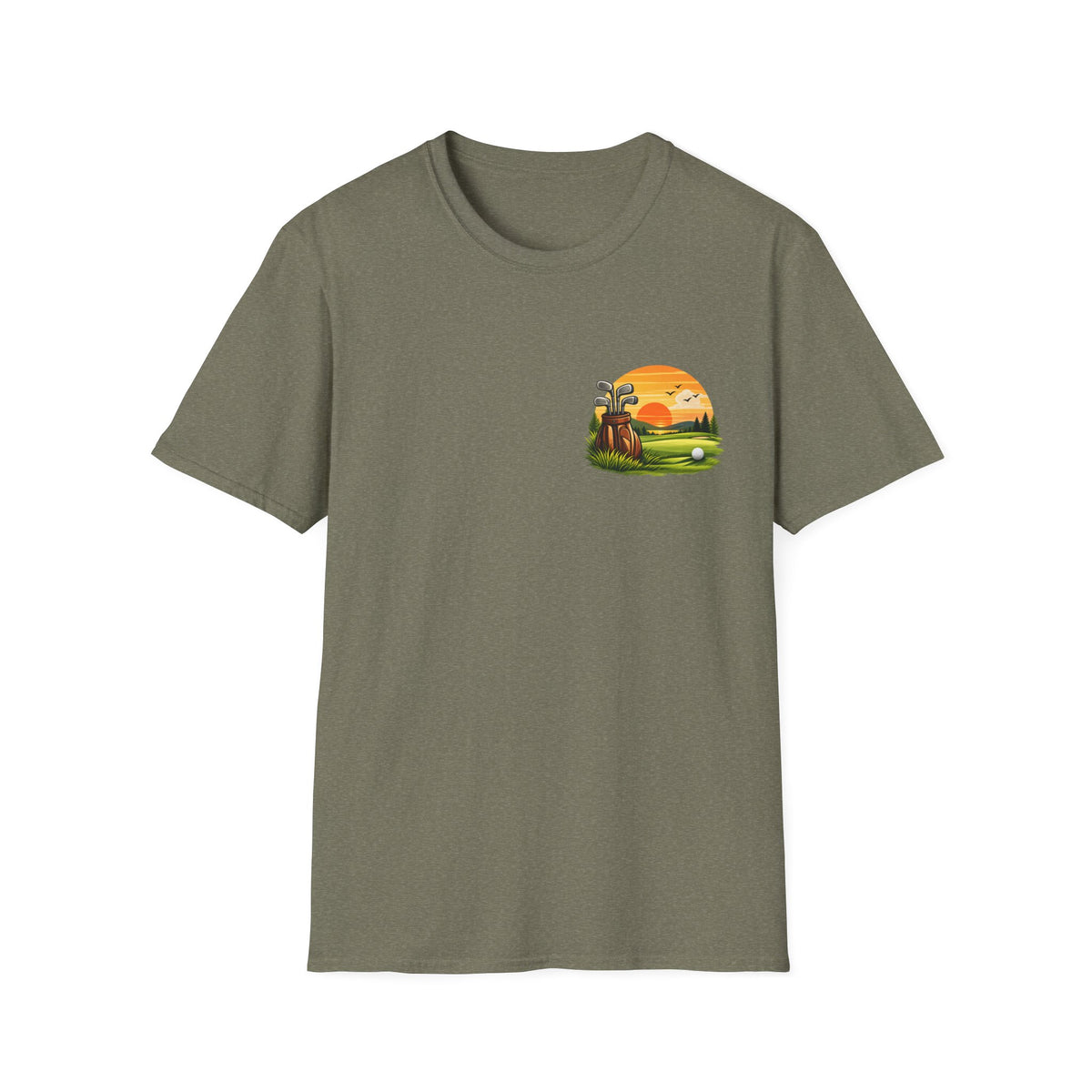 Sunset Golf T-Shirt – Minimal Golf Design