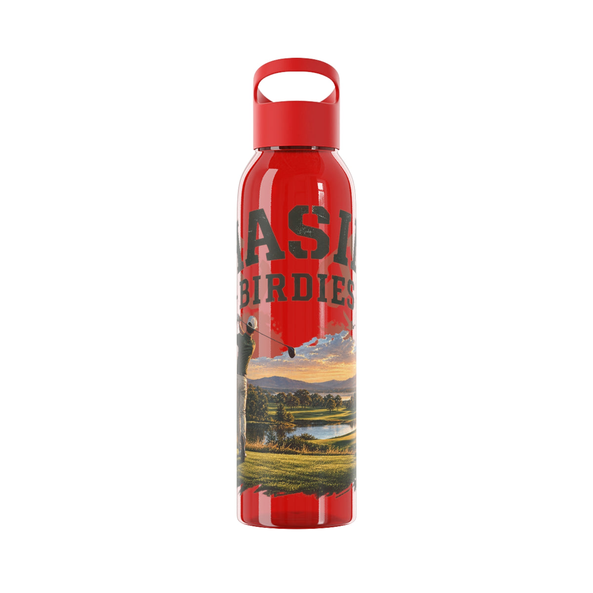 Chasing Birdies Golf Water Bottle – Full Wrap Golfer Design
