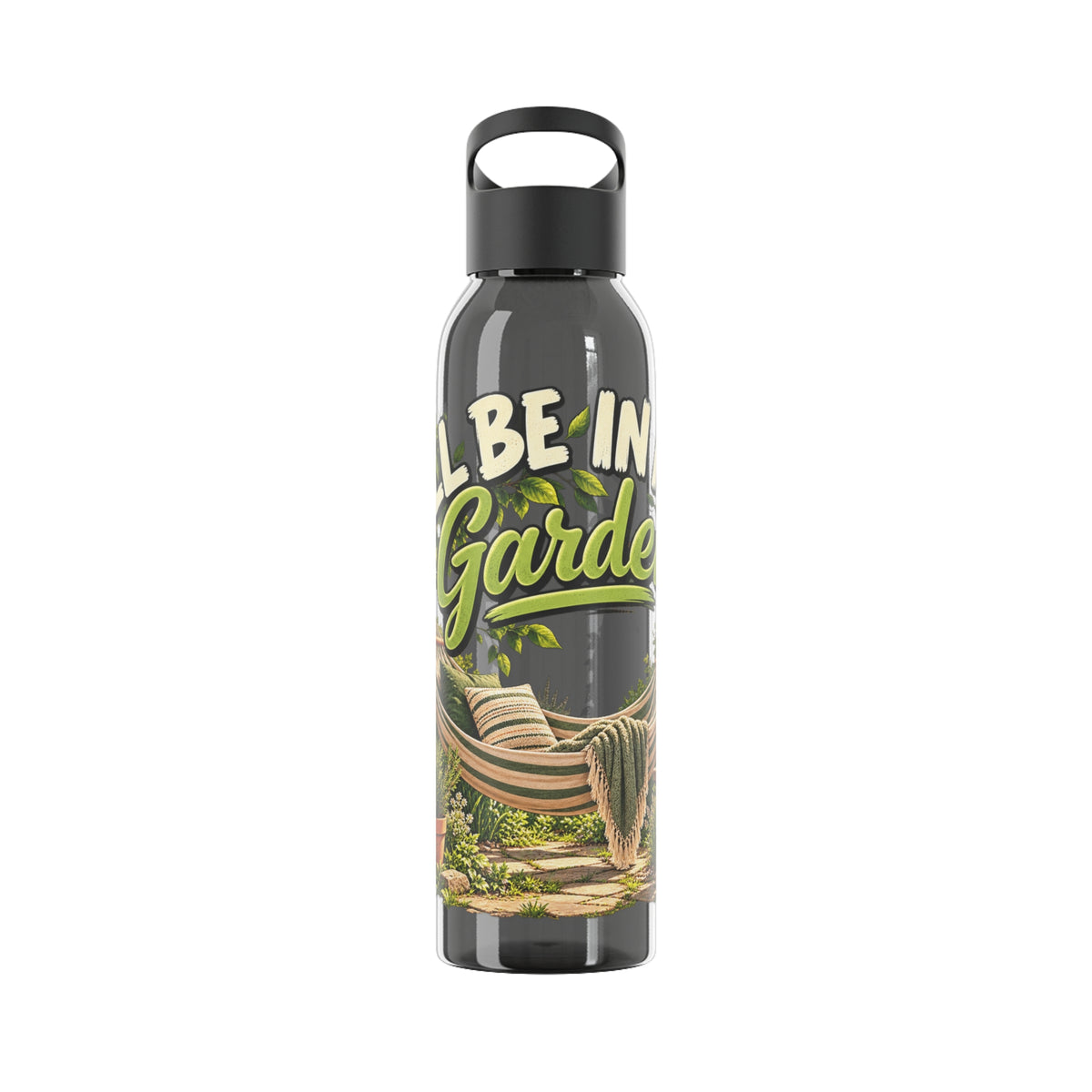 I'll Be In My Garden – Slimline Water Bottle