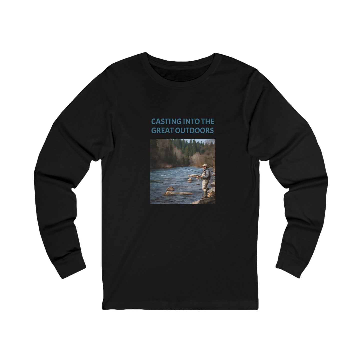 Casting Off, t-shirt manches longues, décontracté, cadeau de pêche