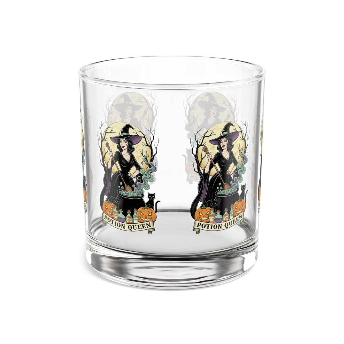 Potion Queen Halloween Glass Tumbler