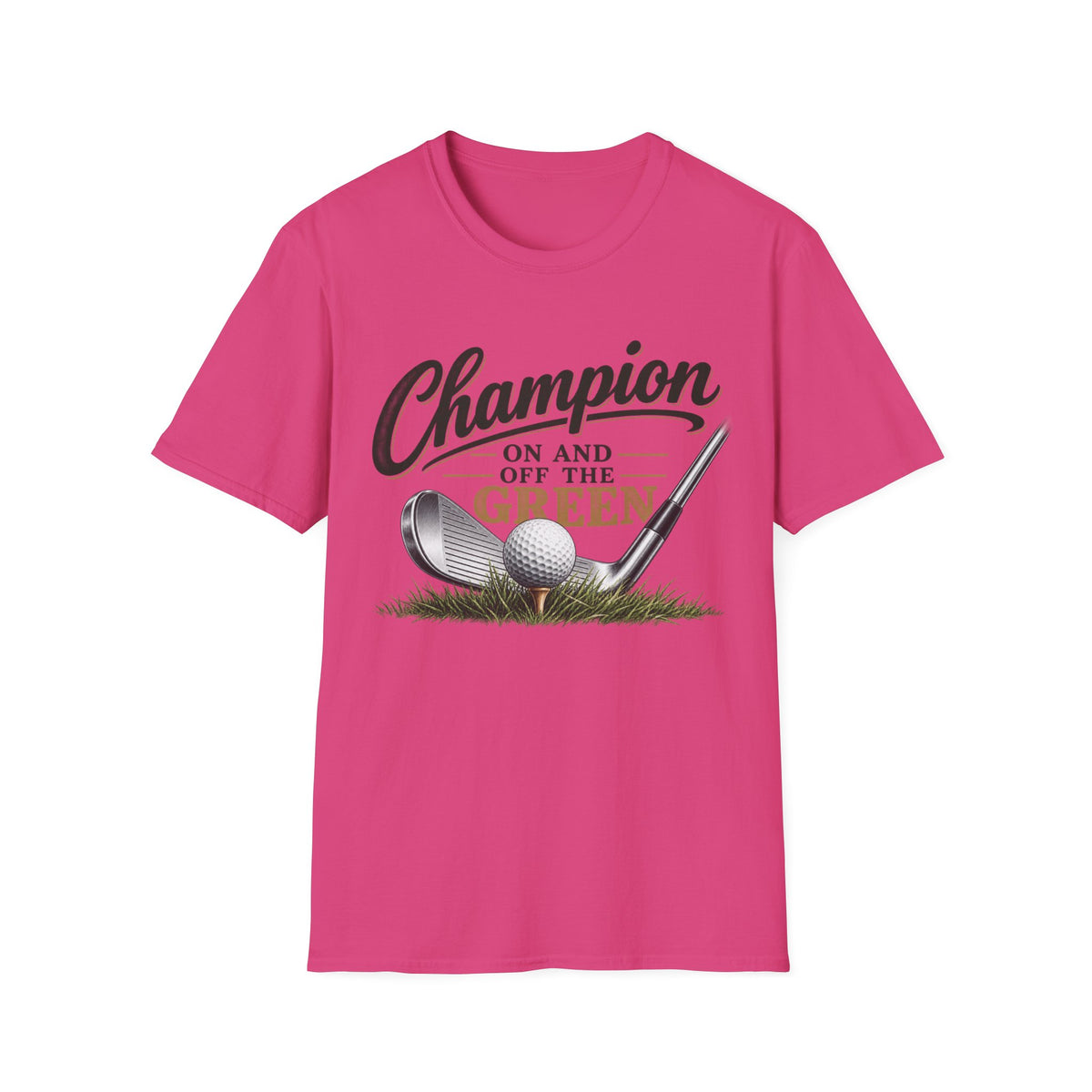 Champion On and Off the Green Golf T-Shirt – Golfer Tee