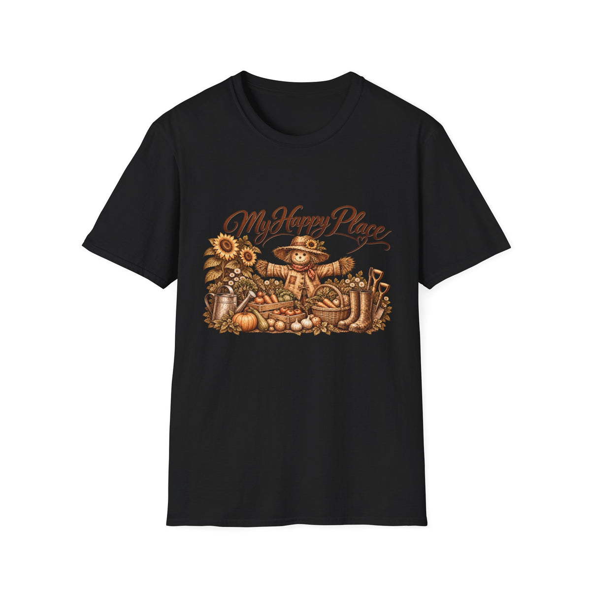 T-Shirt "Happy Place Gardening"
