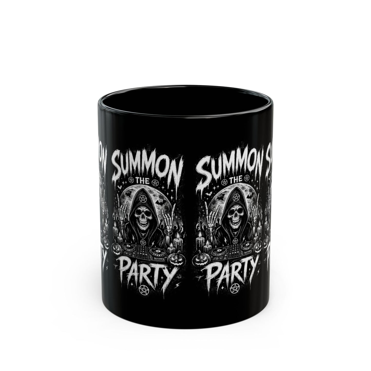 Summon the Party Black Mug