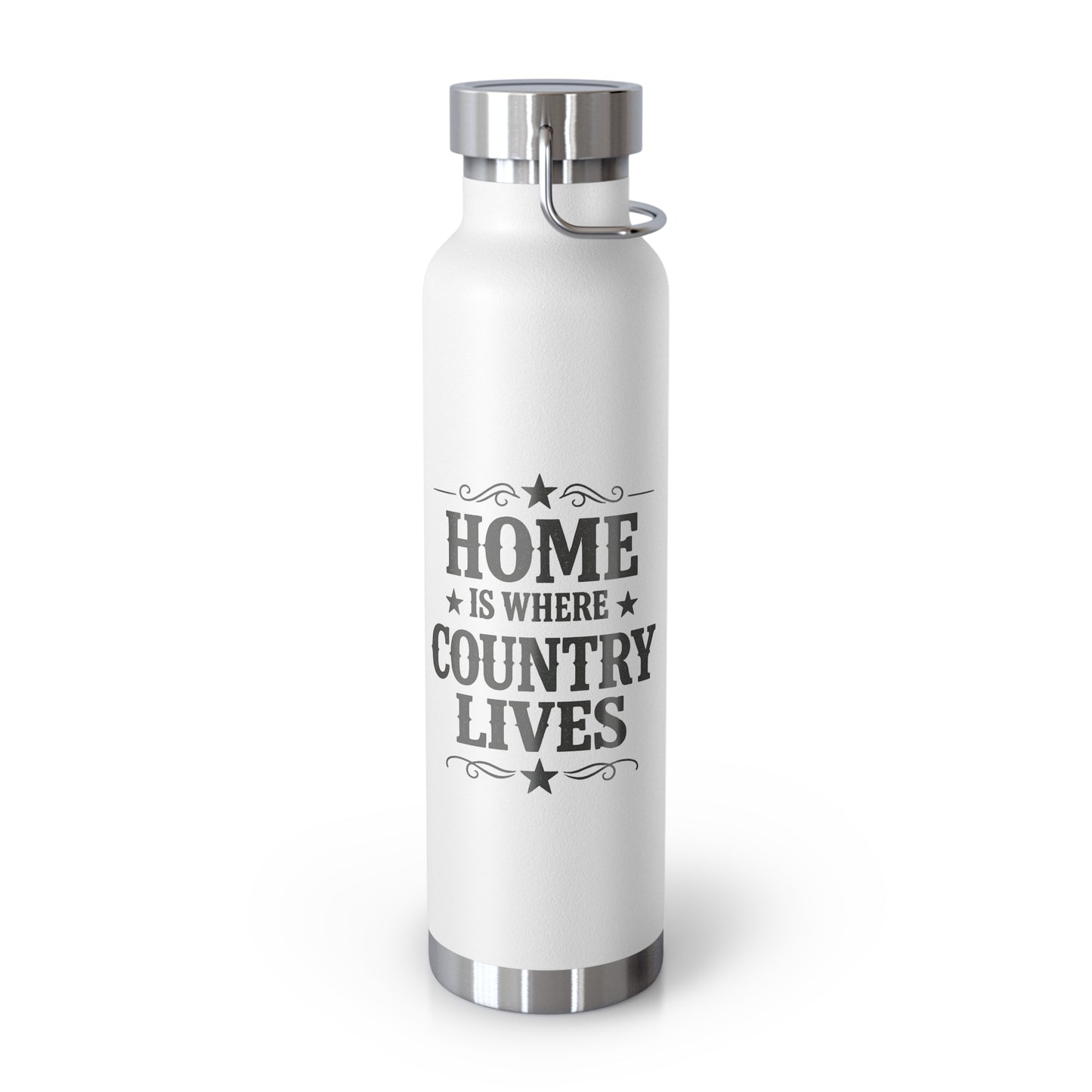Home Is Where Country Lives Insulated Flask – 22oz Country Water Bottle