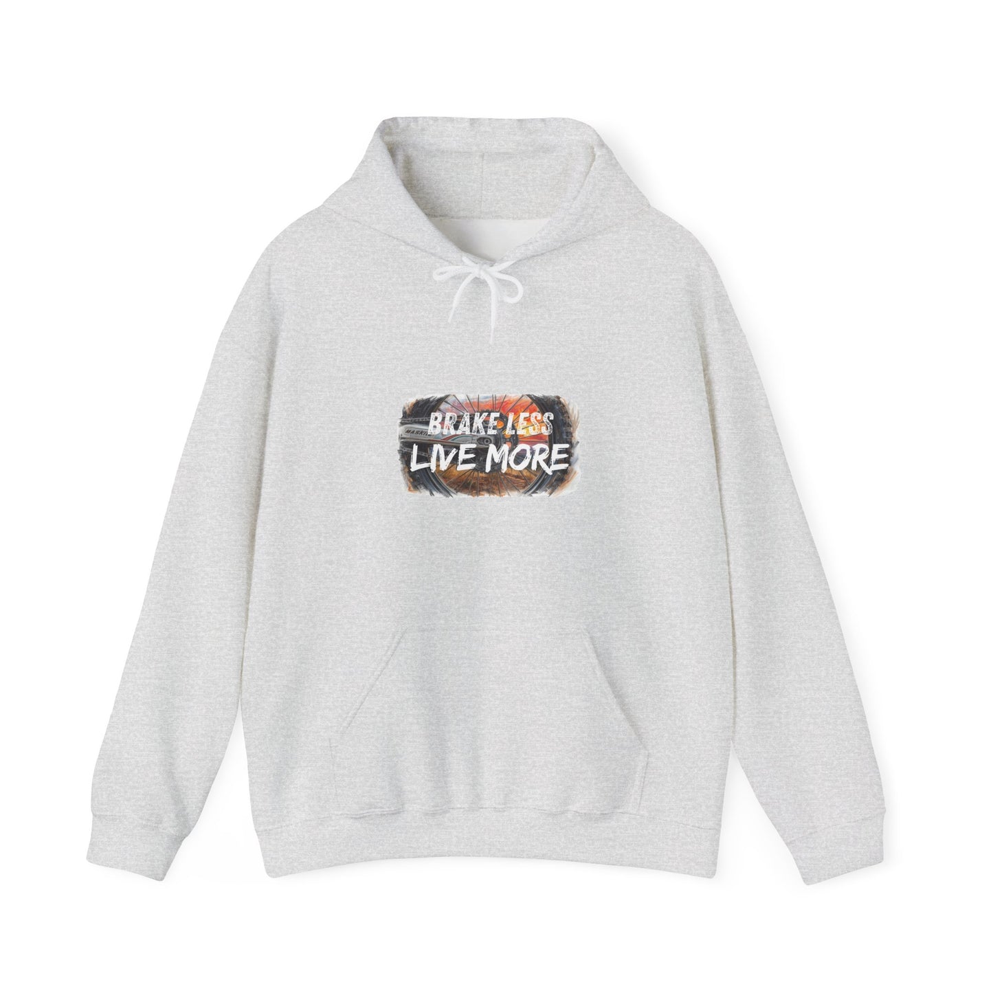 Brake Less Live More Hoodie — Motocross Graphic Pullover