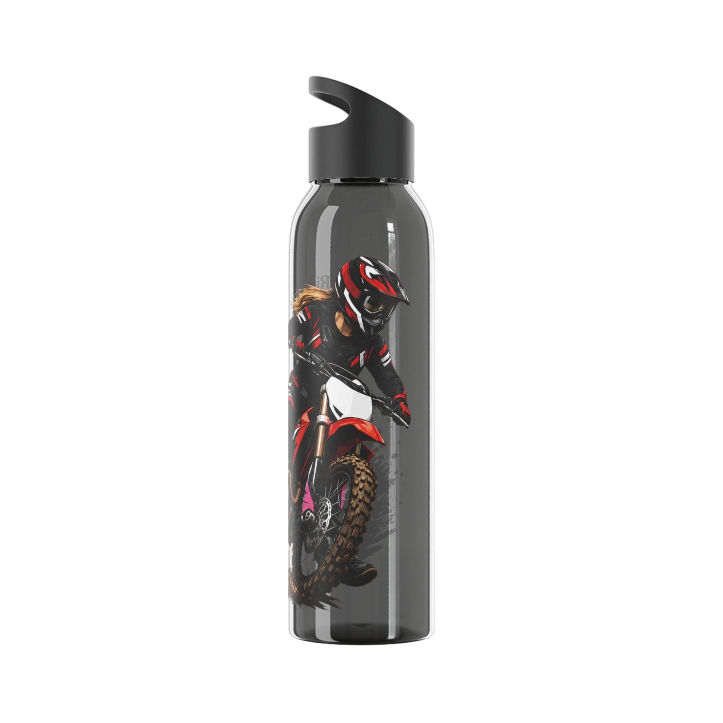 She Rides She Rules Motocross Water Bottle