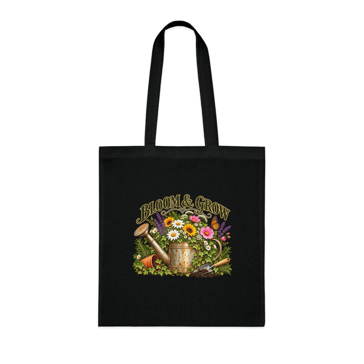 Bloom & Grow Vintage Garden – Gardening Tote Bag