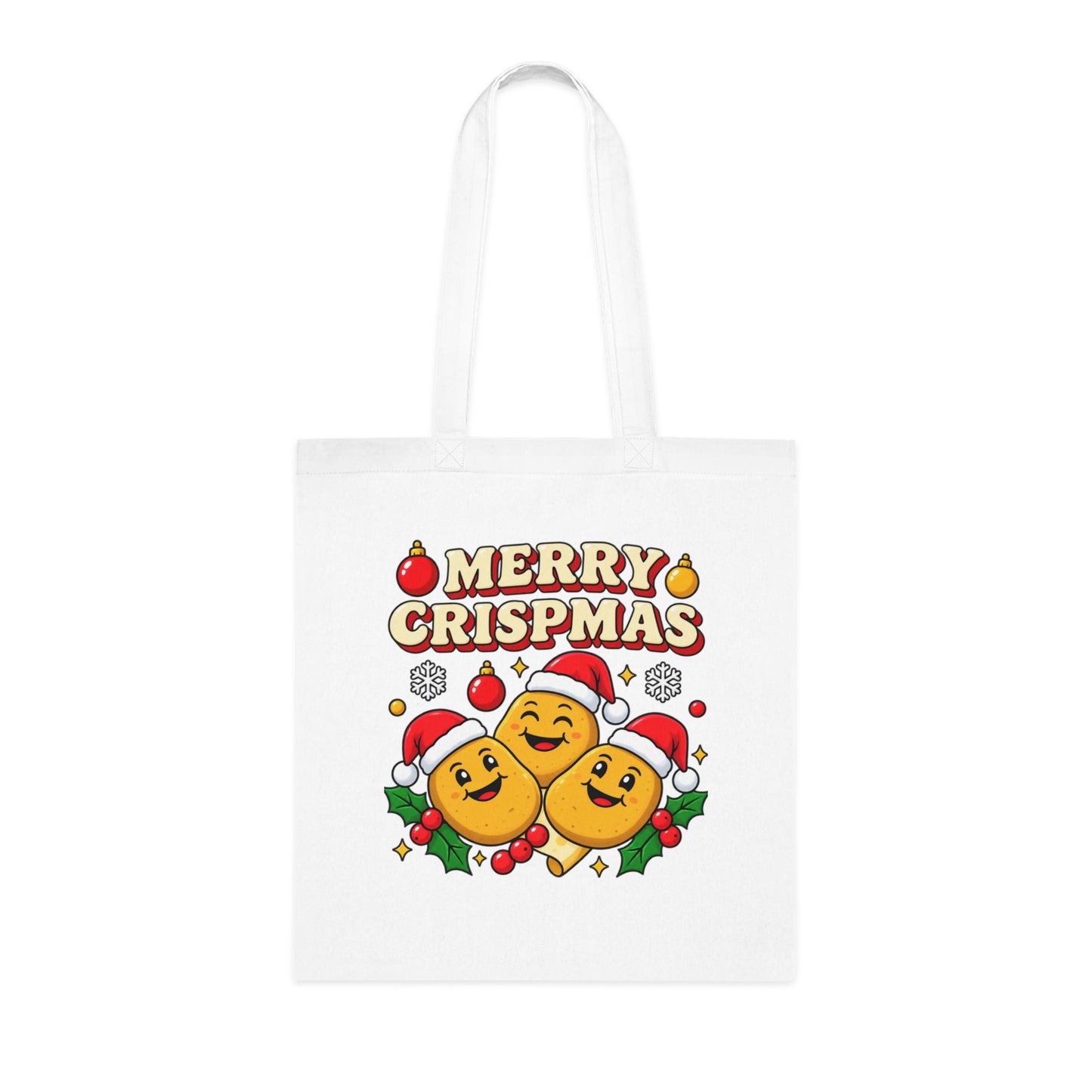 Merry Crispmas Christmas Tote Bag – Funny Festive Shopper